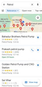 क्या आस-पास कोई पेट्रोल पंप है? – (kya Aas Pass Koi Petrol Pump Hai)